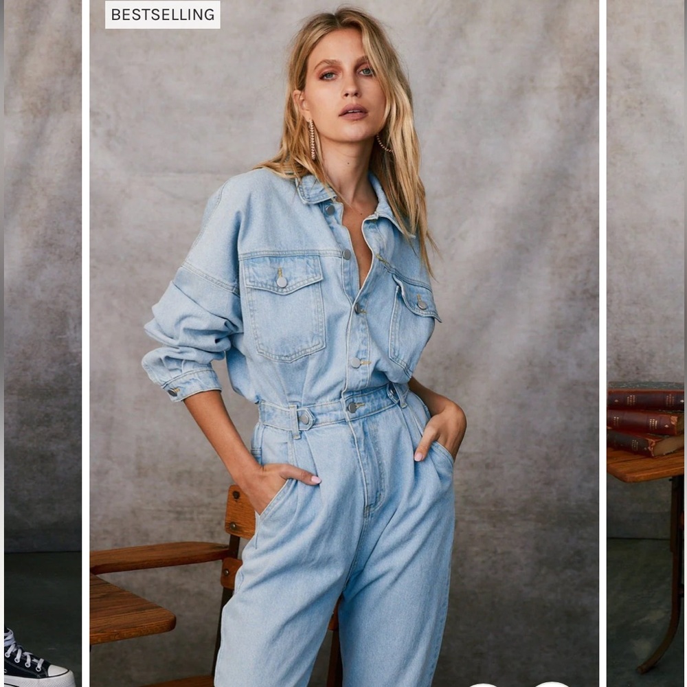 12th Tribe Denim Jumpsuit